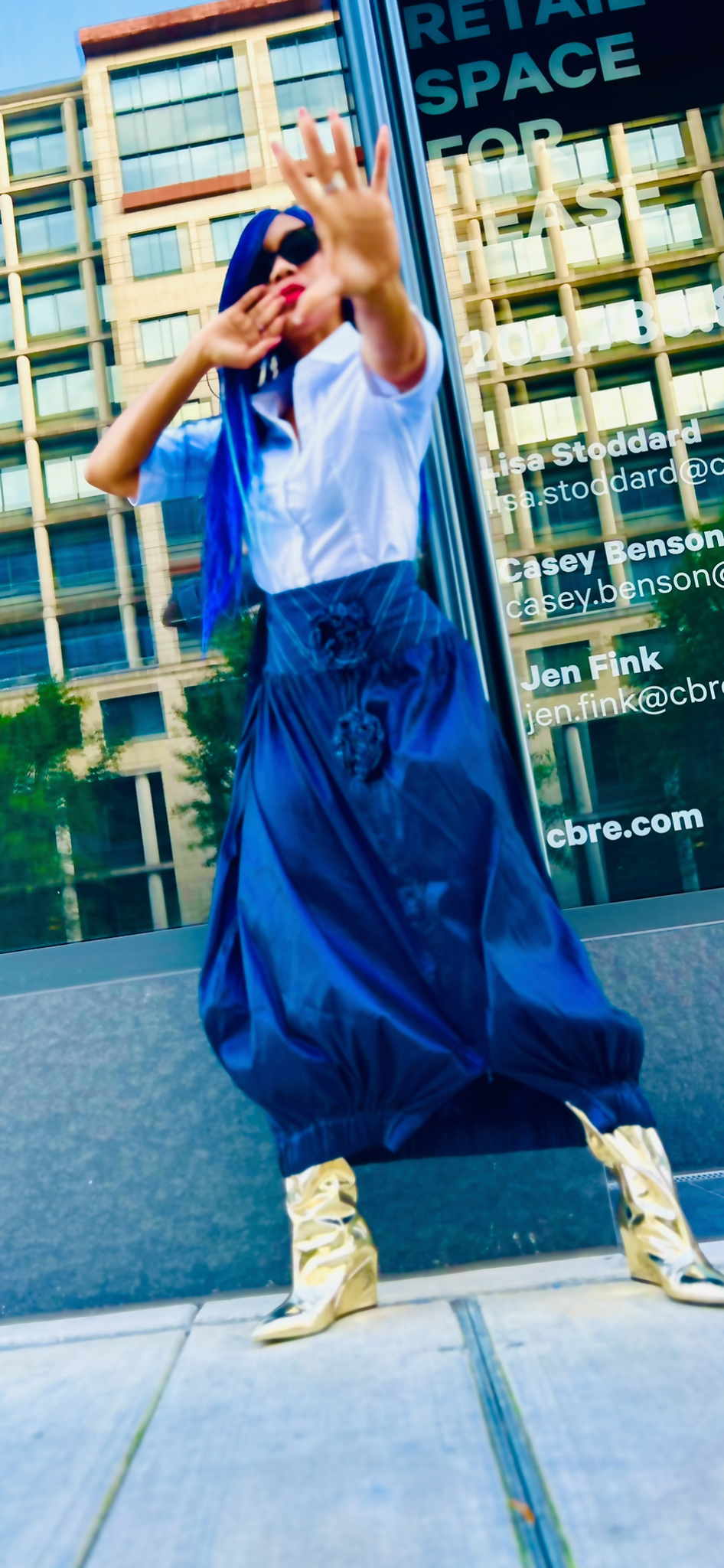 Midnight Blue LiBBi Tulip 3in1 (Skirt-Dress-Maxi Blouse)