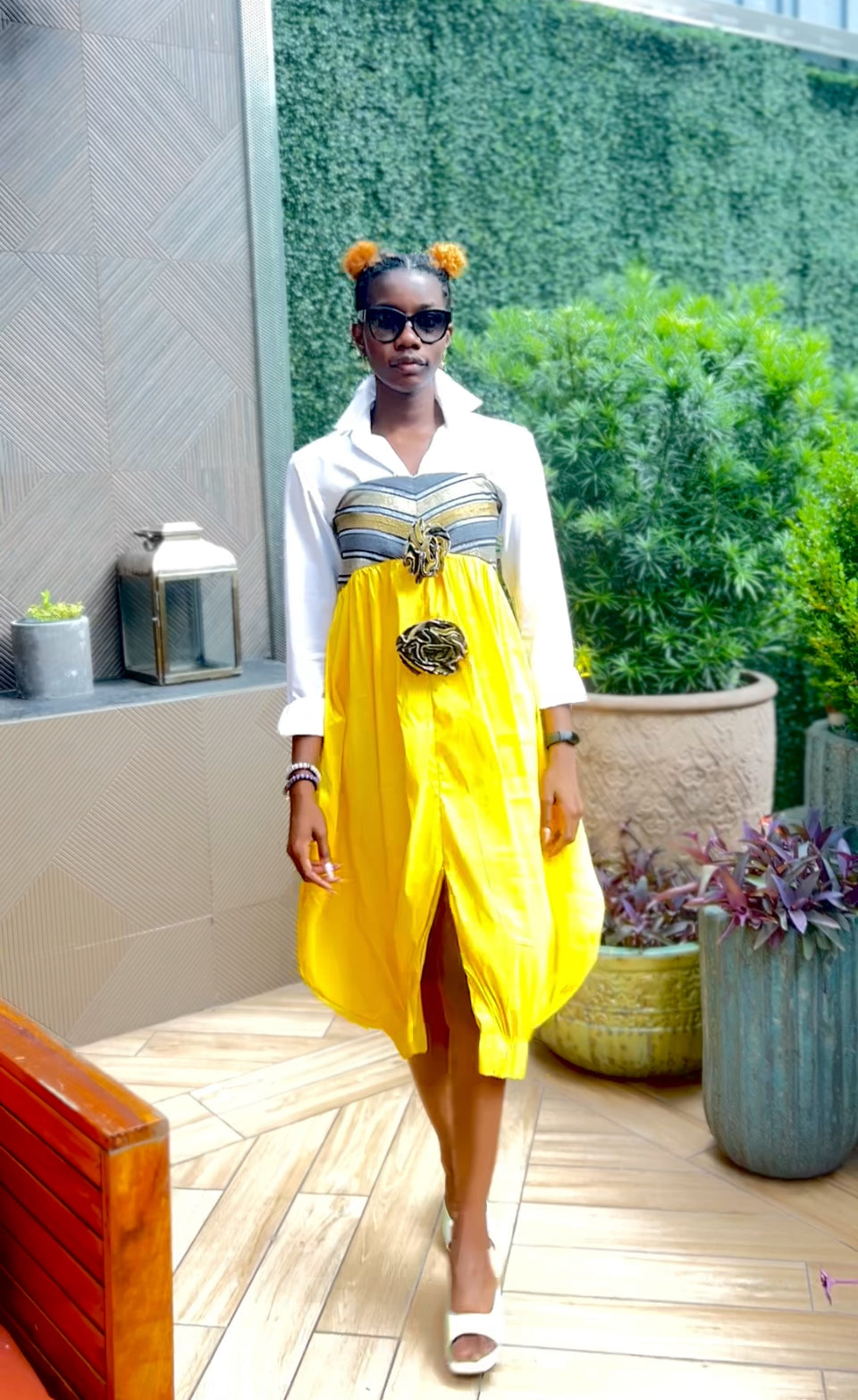 The LiBBi Tulip 3in1 (Skirt-Dress-Maxi Blouse) in Opulent Yellow