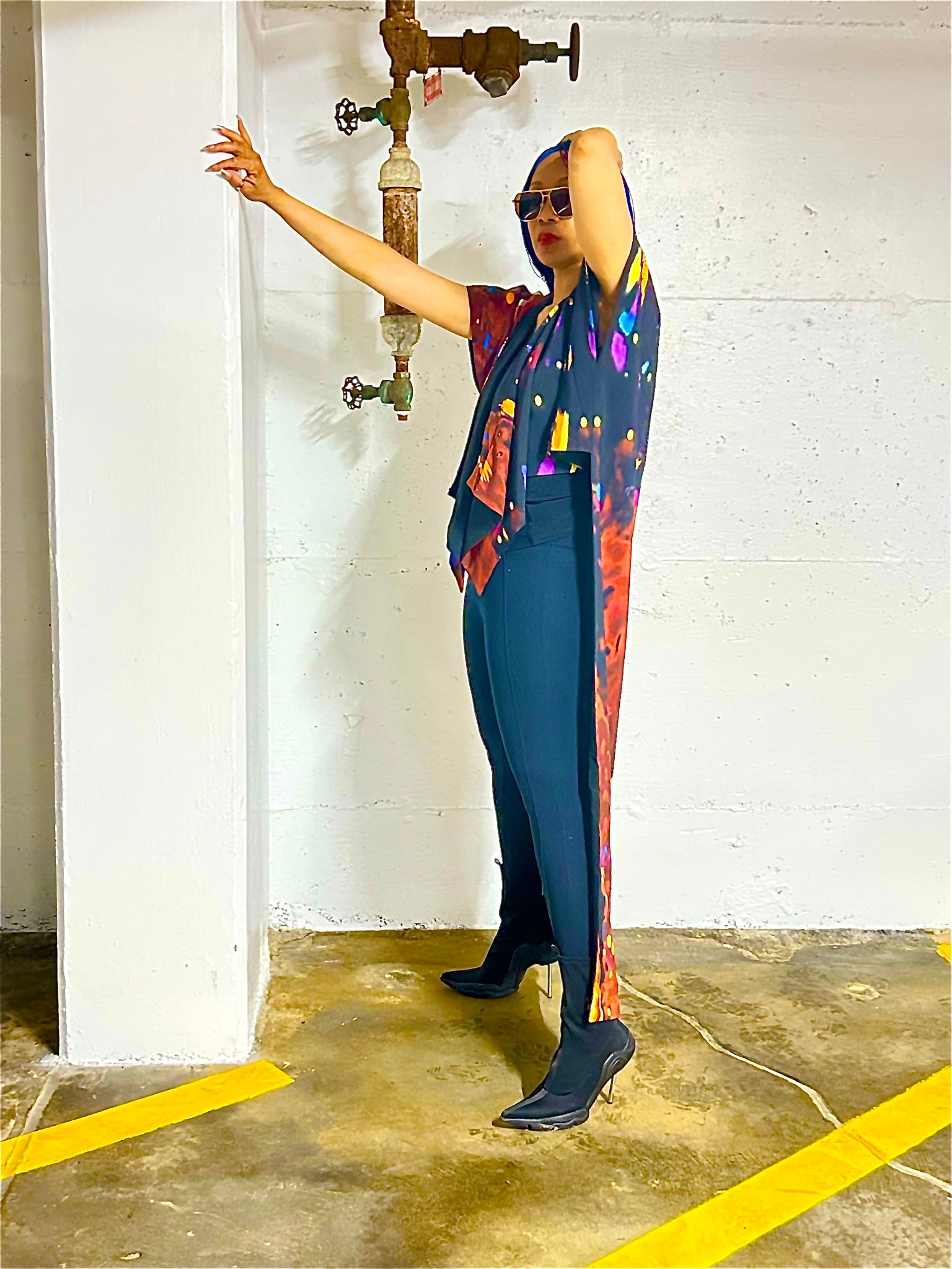 Hand Beaded Lagos Girl Kimono