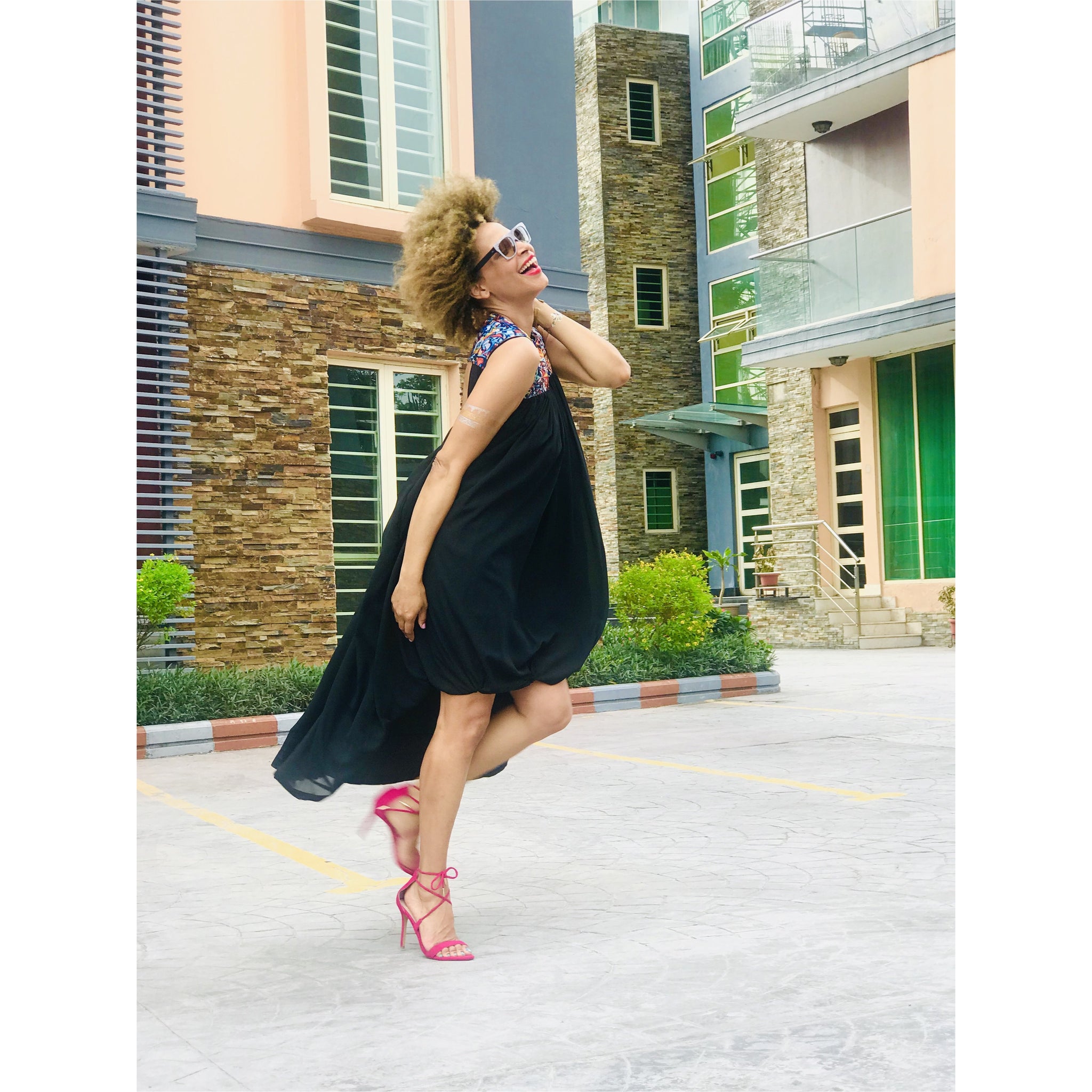 Robe longue Juanita HiLow à imprimé Maui