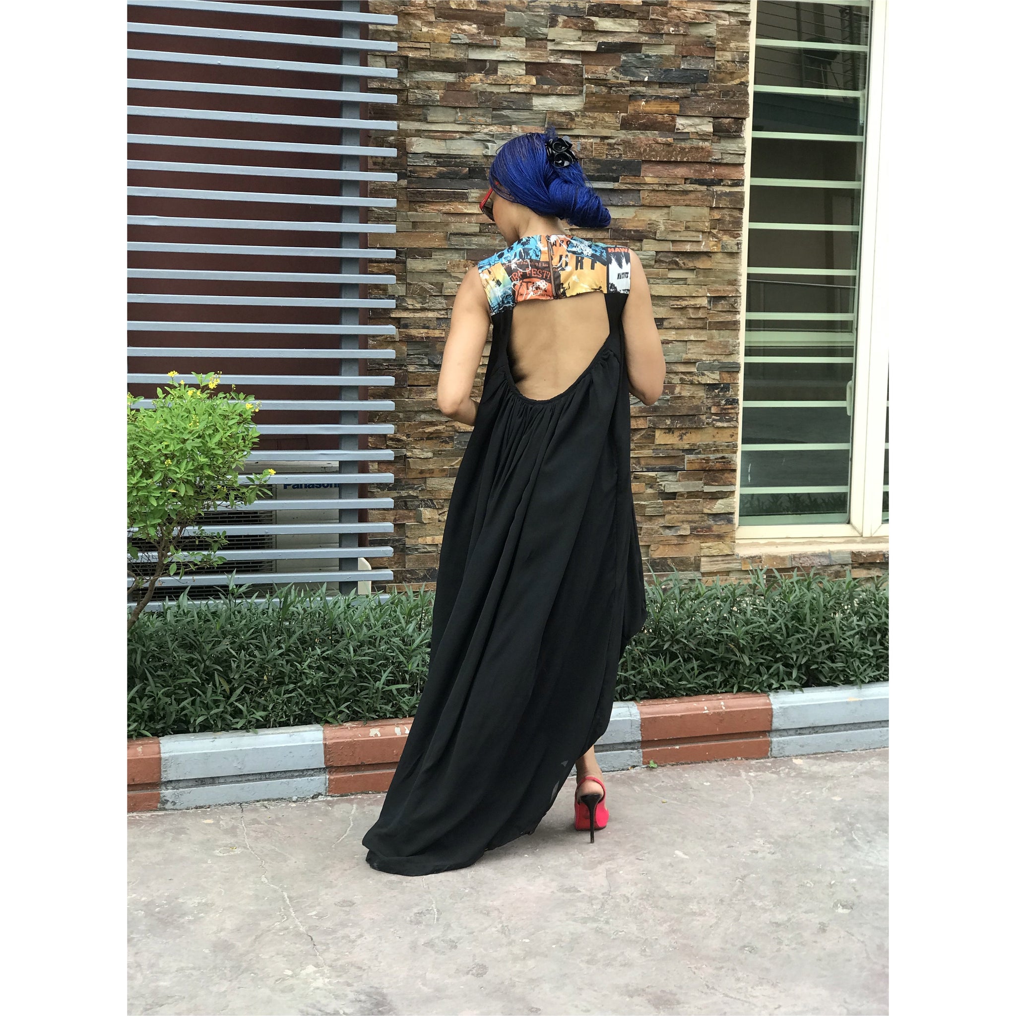 Robe longue Juanita HiLow à imprimé Maui