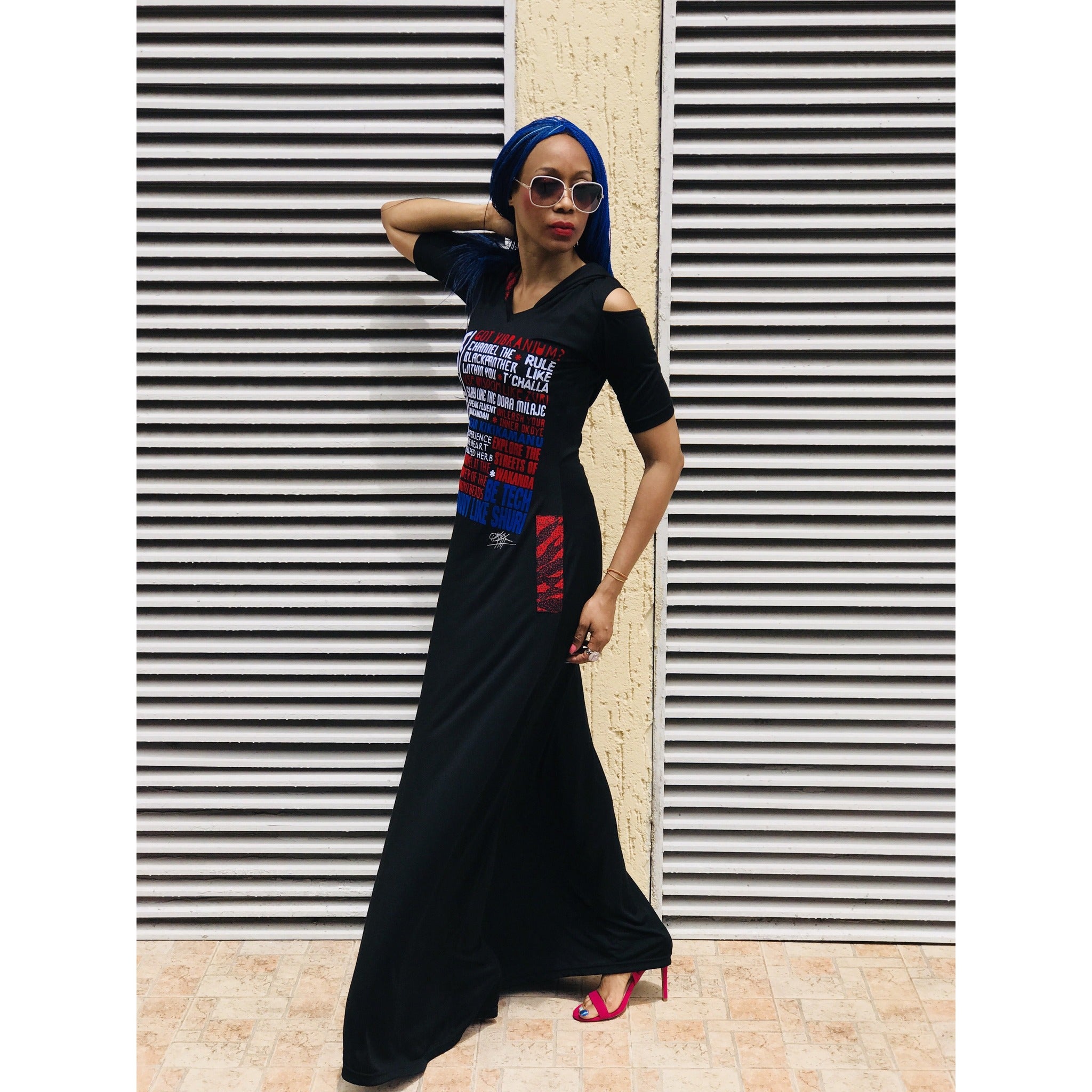Robe longue à capuche #WAKANDA Favourite Things