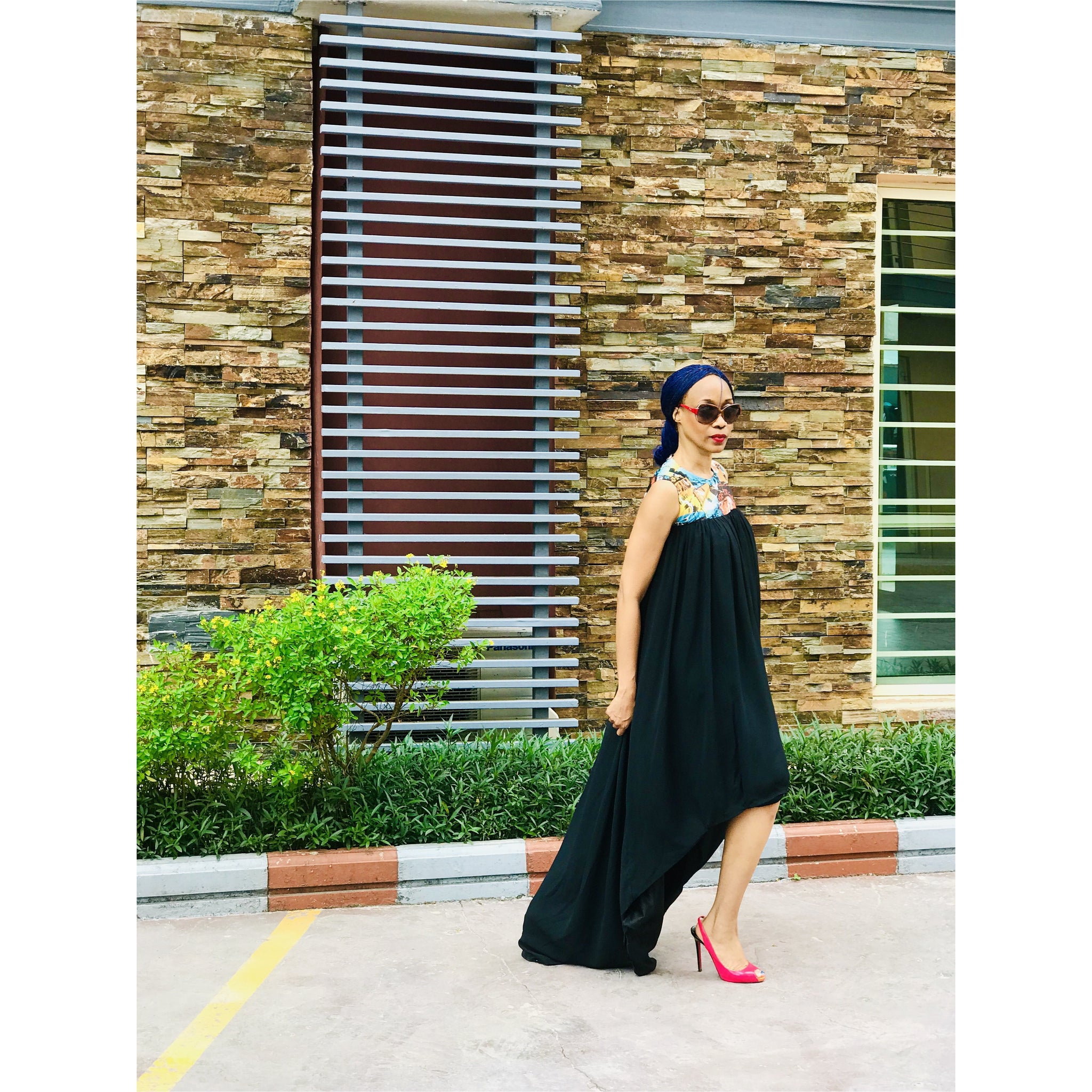 Robe longue Juanita HiLow à imprimé Maui