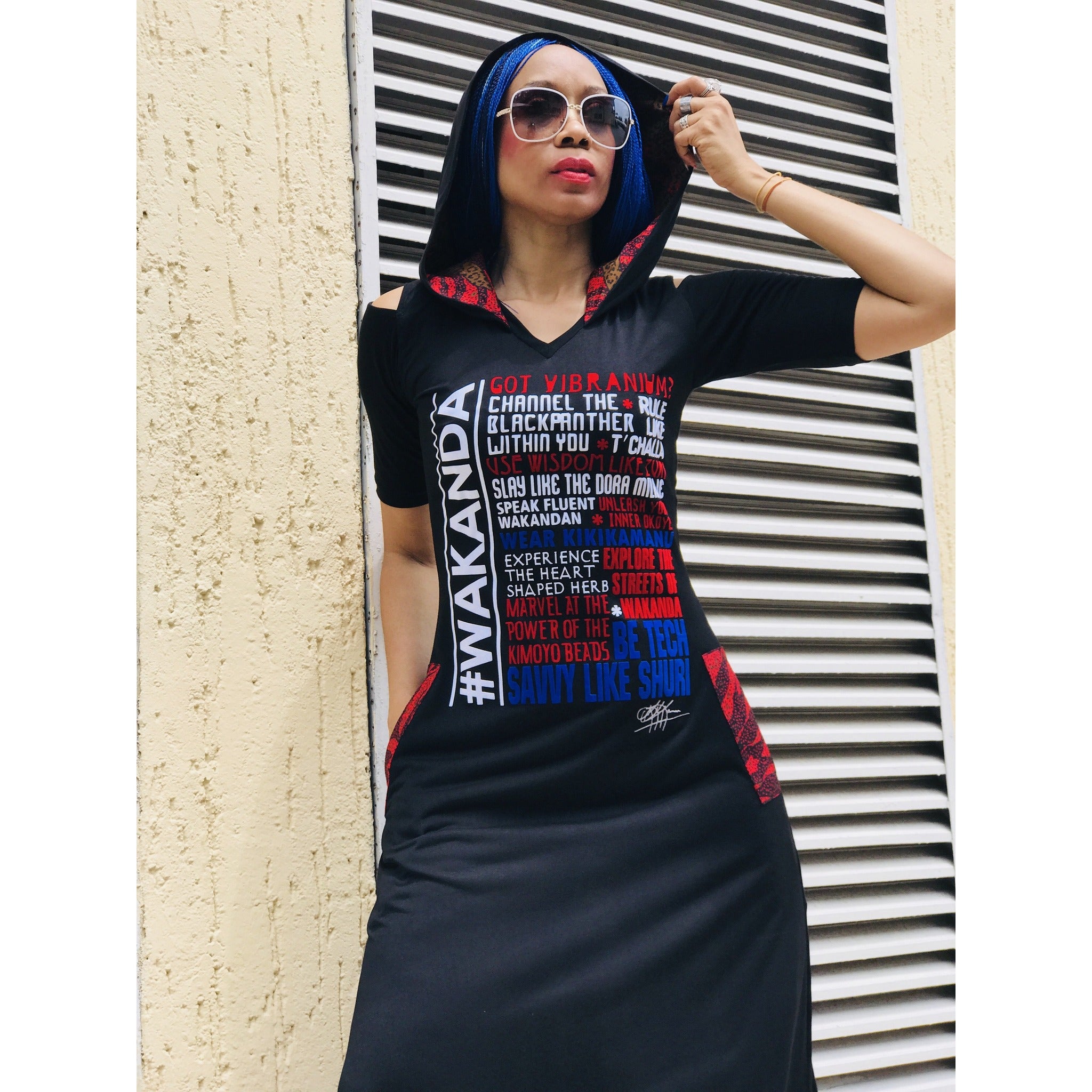Robe longue à capuche #WAKANDA Favourite Things