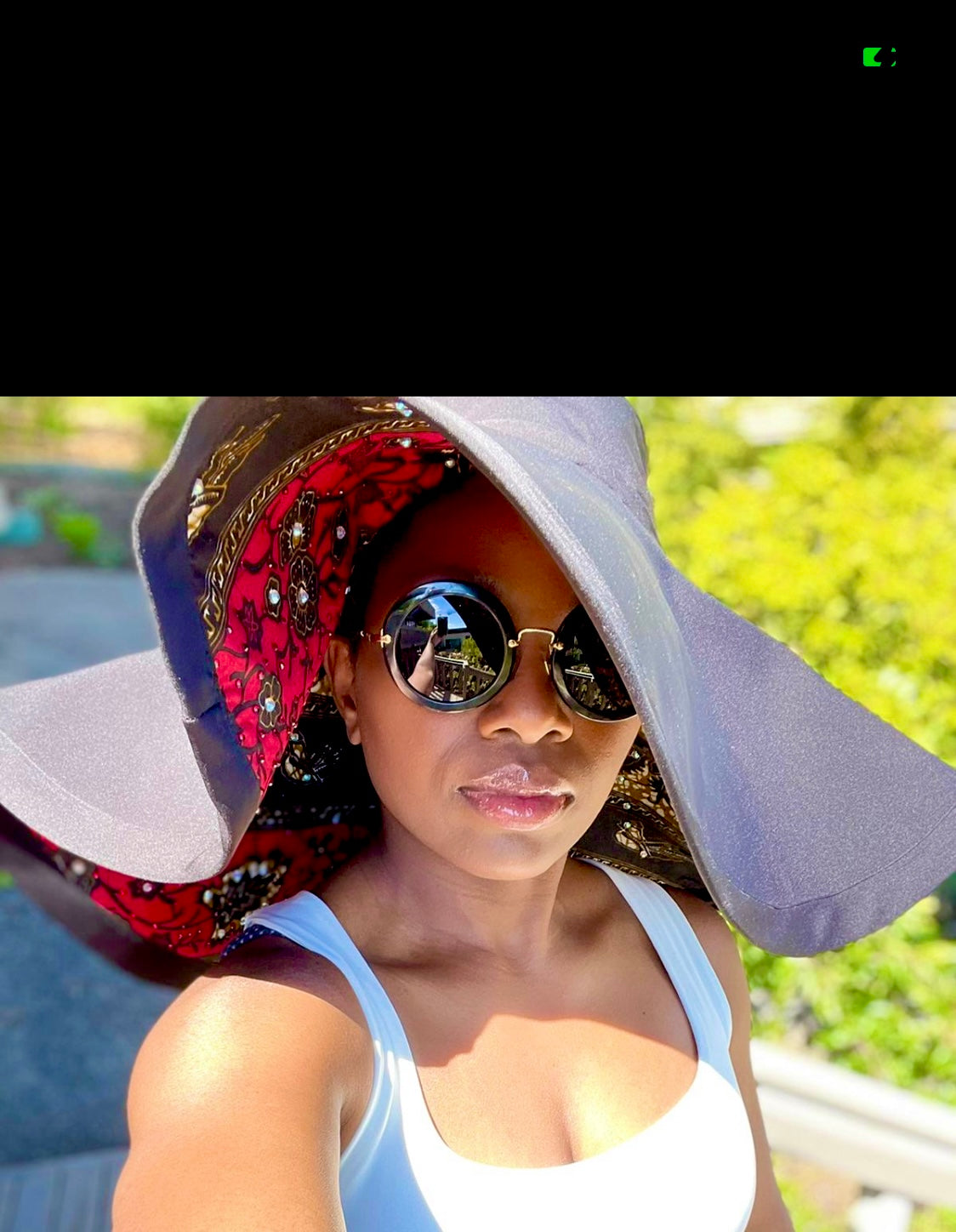 Chapeau réversible GoodHeadz à imprimé AZAR/noir