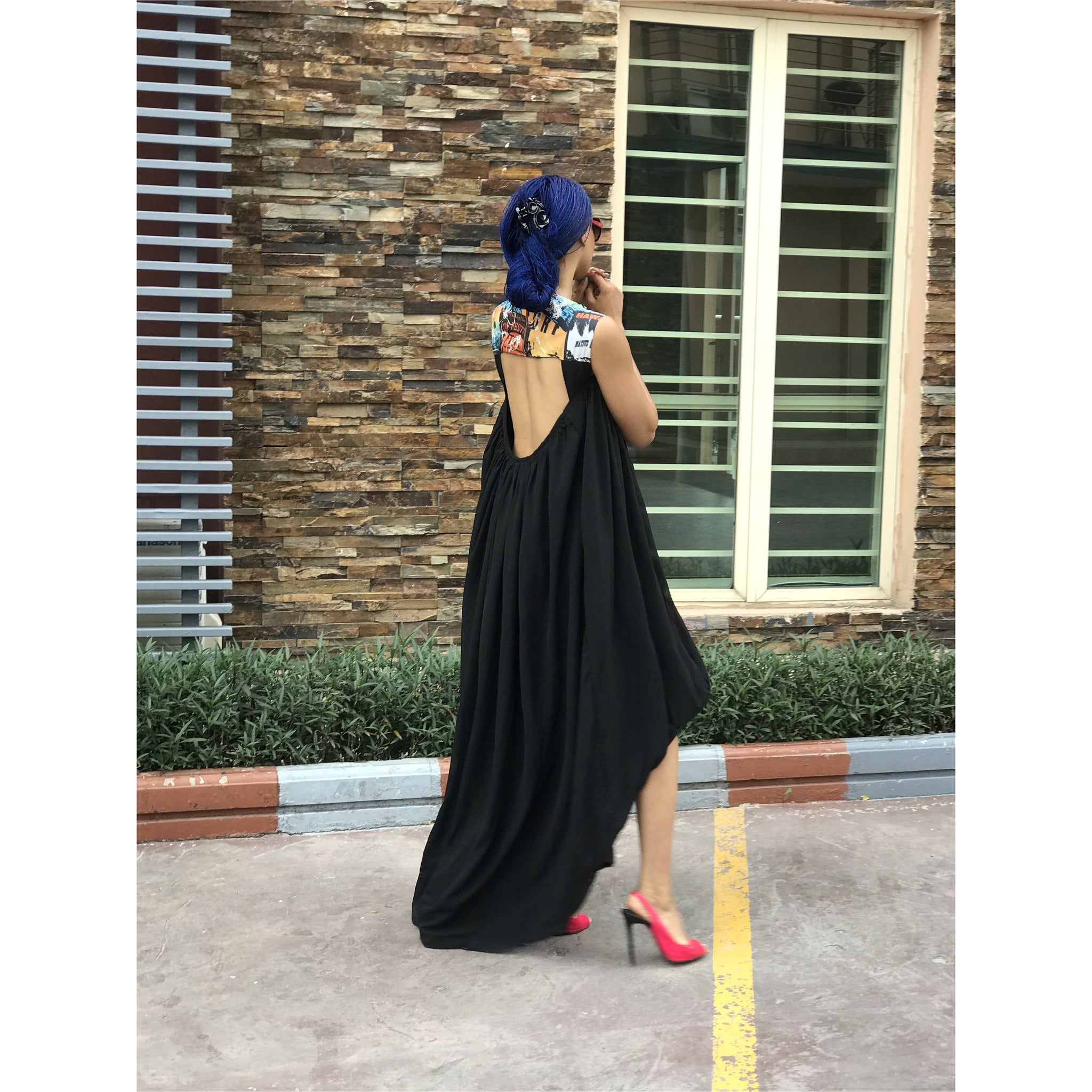 Robe longue Juanita HiLow à imprimé Maui