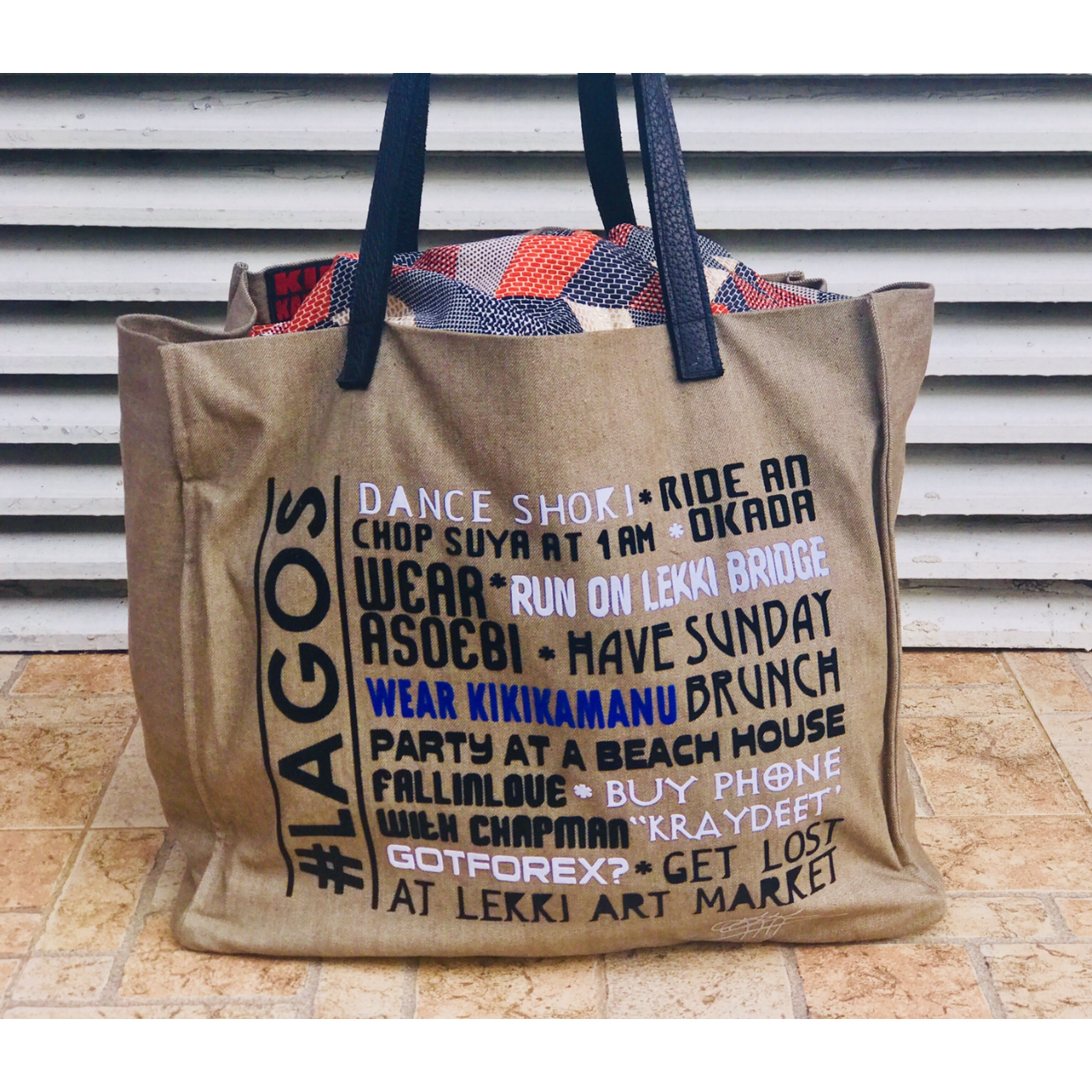 #LAGOS FAVOURITE THINGS SAC SAC À BORDURE EN CUIR