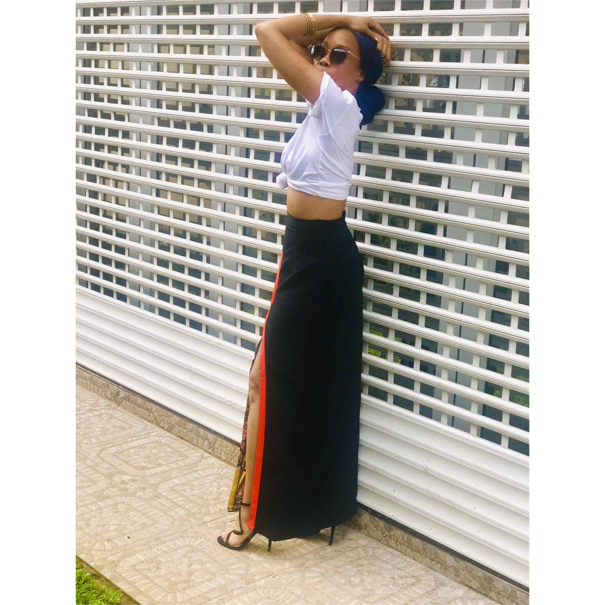 Jupe FolaShade à imprimé artistique