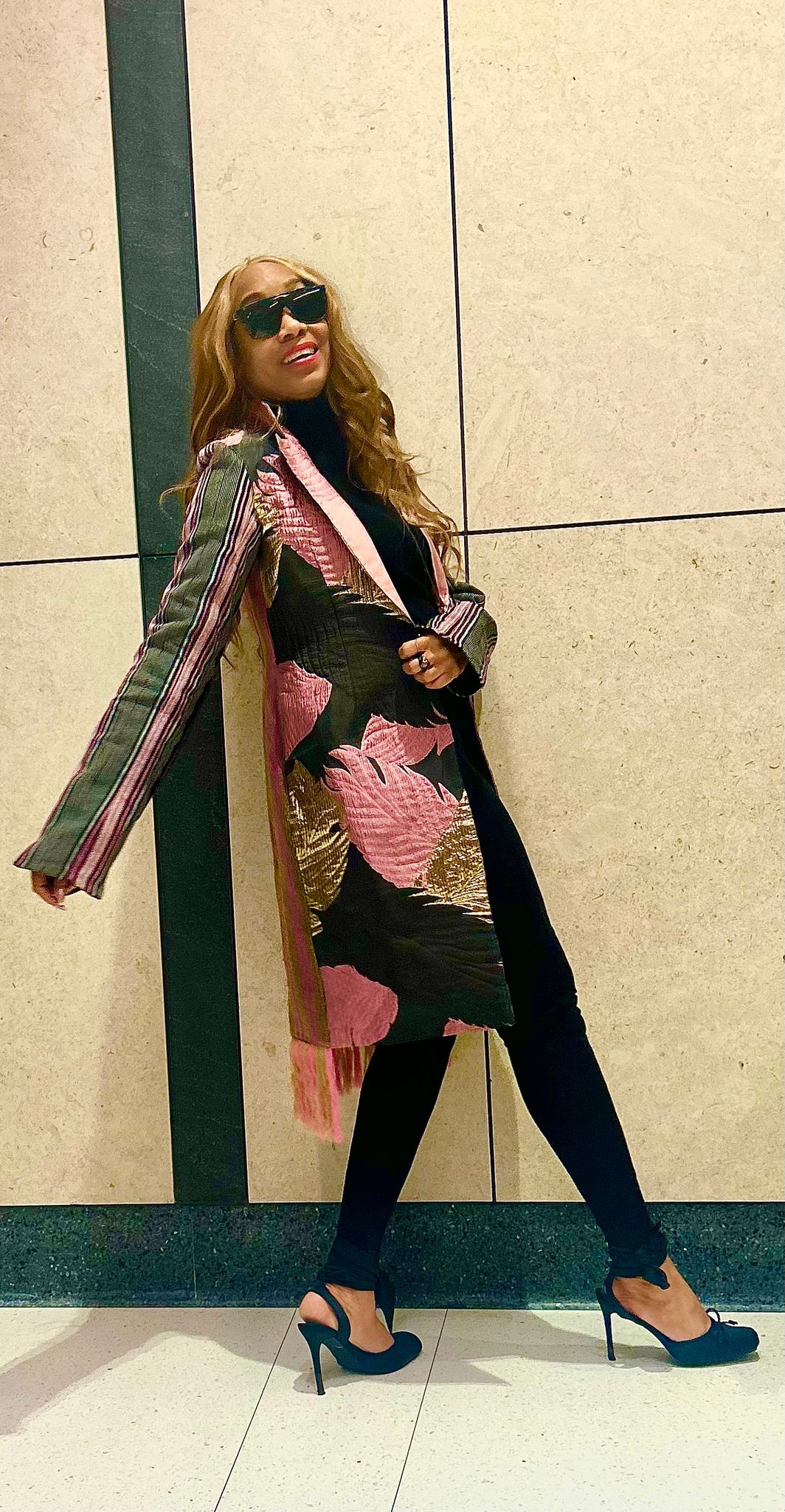 TOBILOBA Hand Frayed Asoke Jacket With Zip Sleeve Detail