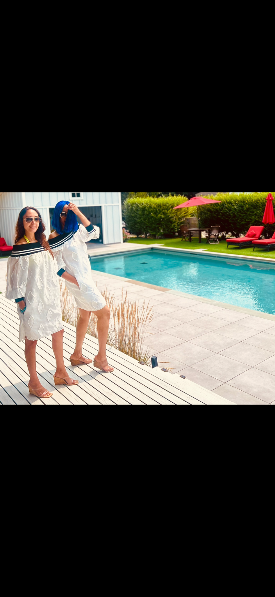 Nauti-Preppy White Diamond  Shoulder