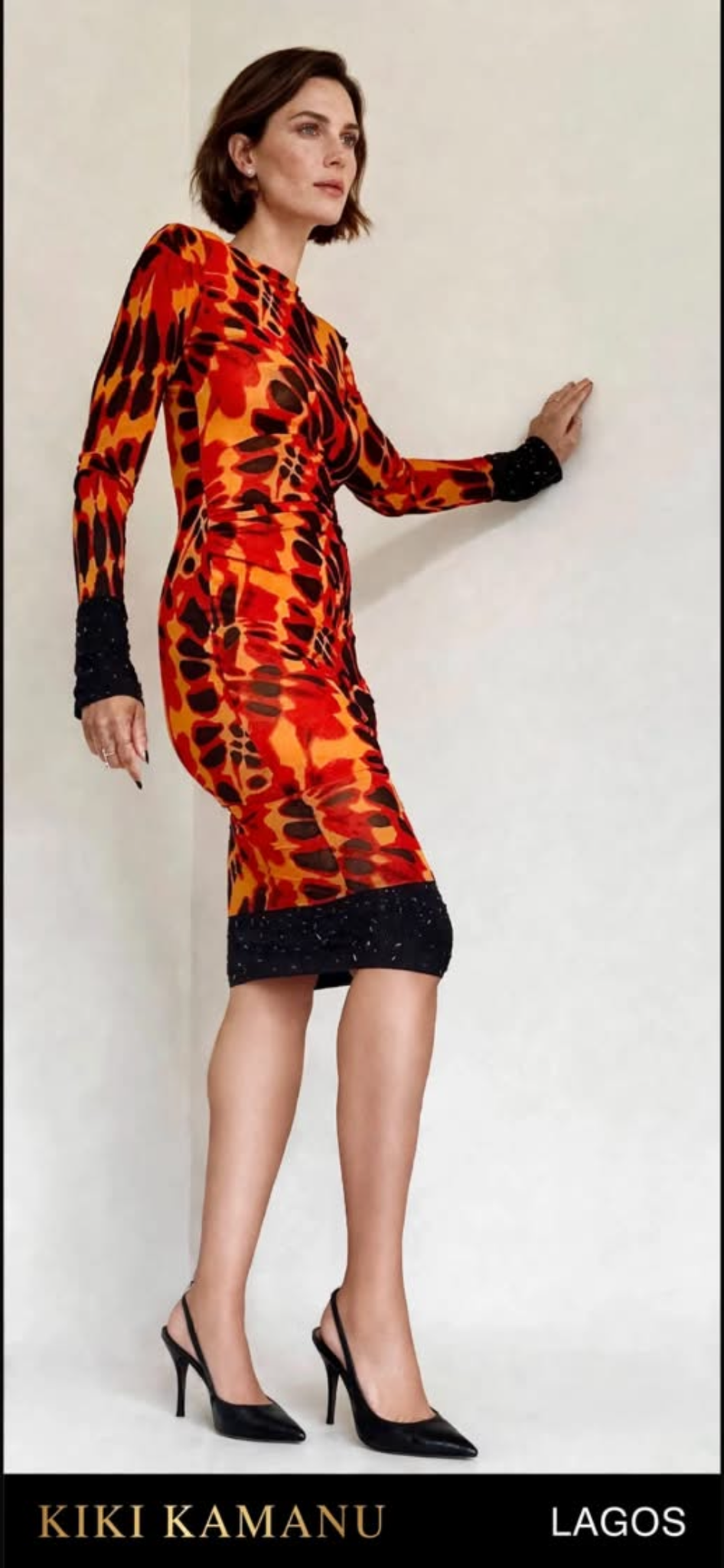 SAHARA Sunset Crystal-Tipped Dress- 45’