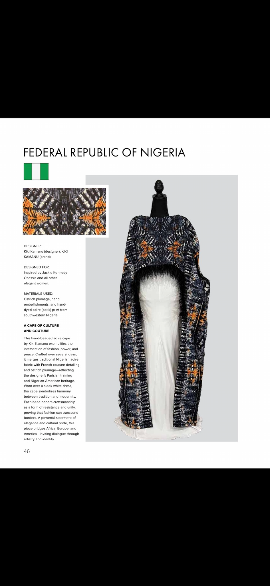 Bejeweled Museum Aztec Sui Generis Cape
