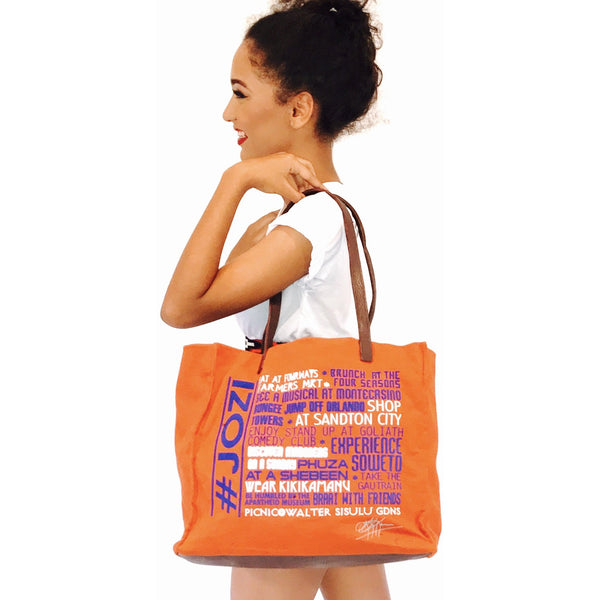 #JOZI FAVOURITE THINGS LEATHER TRIM TOTE