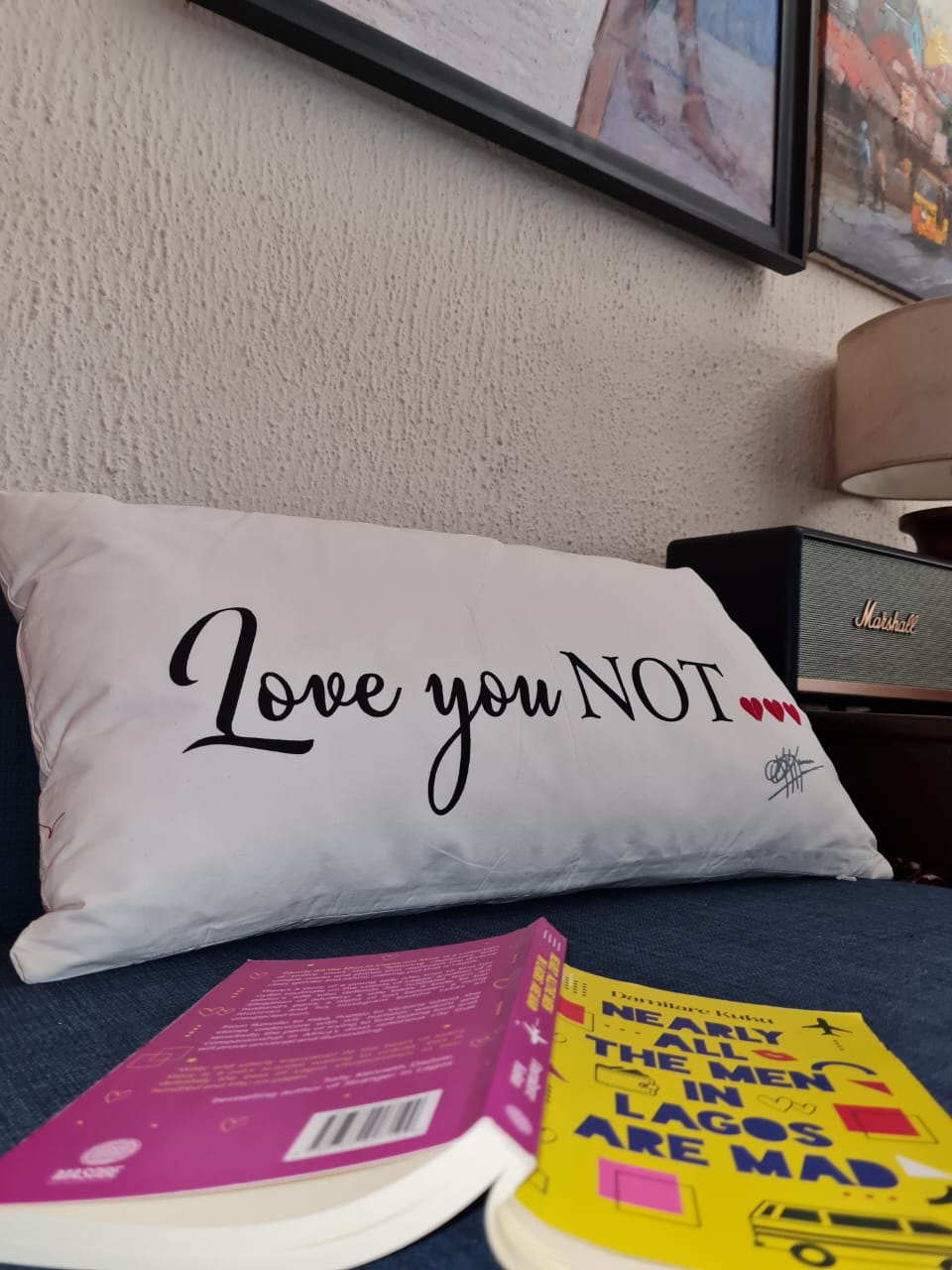2 Sided LOVE YOU/NOT  Throw Pillow